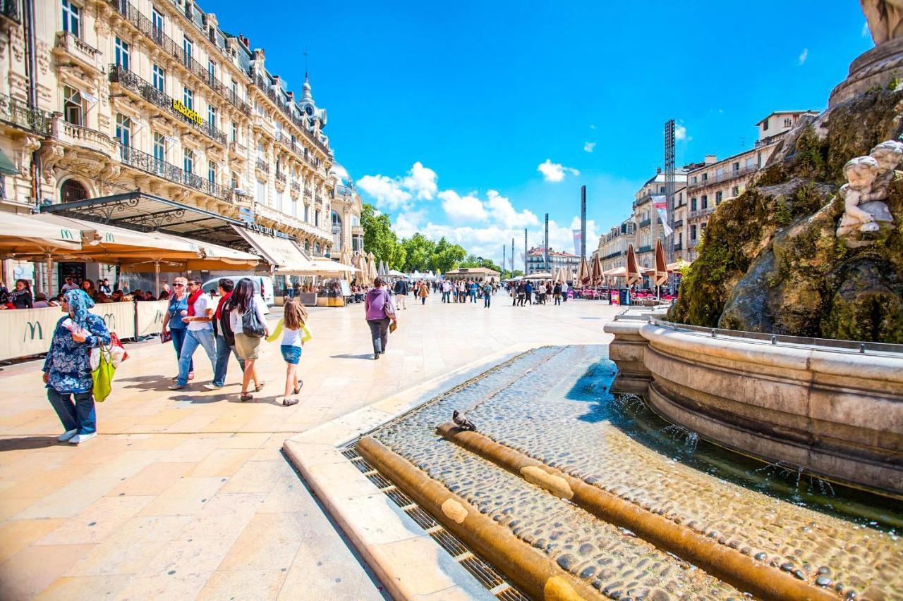 Appartement Montpellier Comedie Gare St Roch Bagian luar foto